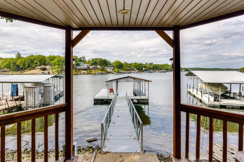 Lakefront Home with Private Dock in Sunrise Beach!